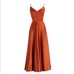 Spaghetti strap wrap never worn dress